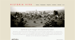 Desktop Screenshot of historiaviva.ch